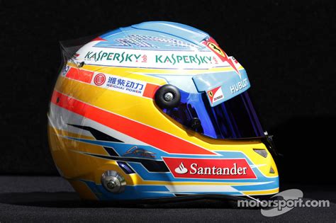 The helmet of Fernando Alonso, Ferrari at Australian GP