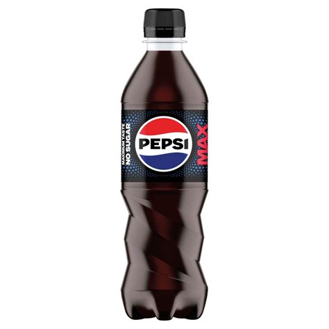 Pepsi Max No Sugar Cola Bottles 24 X 500ml Bb Foodservice