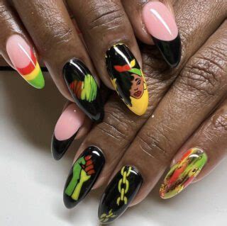 You’ll Want to Try Every One of These Juneteenth Nail Ideas - Kb in Bloom