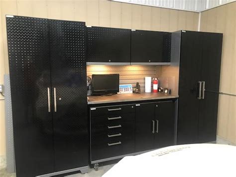 New Age Diamond Plate Garage Cabinets Cabinets Matttroy