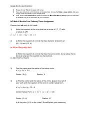 Evan Nixon Nc Math Module Four Pathway Three Assignment Pdf