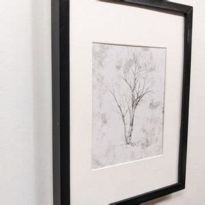 Original Birch Tree Drawing By Erica Harney Pencil And Ink Drawing