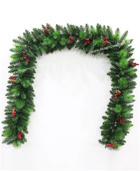 Buy Mixed Evergreen Christmas Garland Trinity Christmas