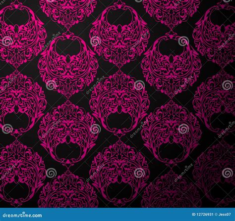 Pink Victorian Gothic Wallpaper
