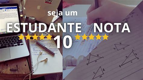 Essas 6 Dicas Me Ajudaram A Ser Uma ESTUDANTE NOTA 10 YouTube