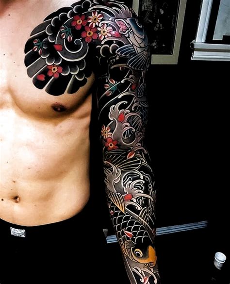 30 Best Japanese Half Sleeve Tattoos Picture Tattoos Land