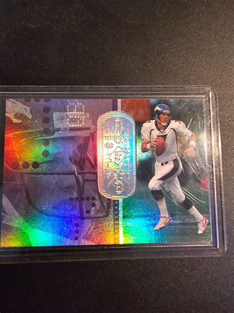 1998 Spx Finite Spectrum John Elway 1 1 Heros Game HOF Denver Broncos