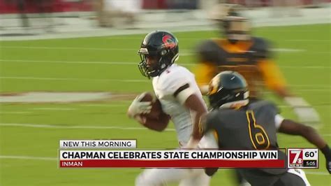 Chapman Celebrates State Championship Win Youtube