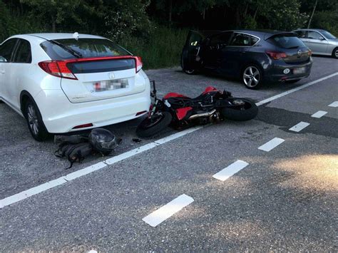 Andwil Zusammenprall Zwischen Auto Und Motorrad Sg Ch