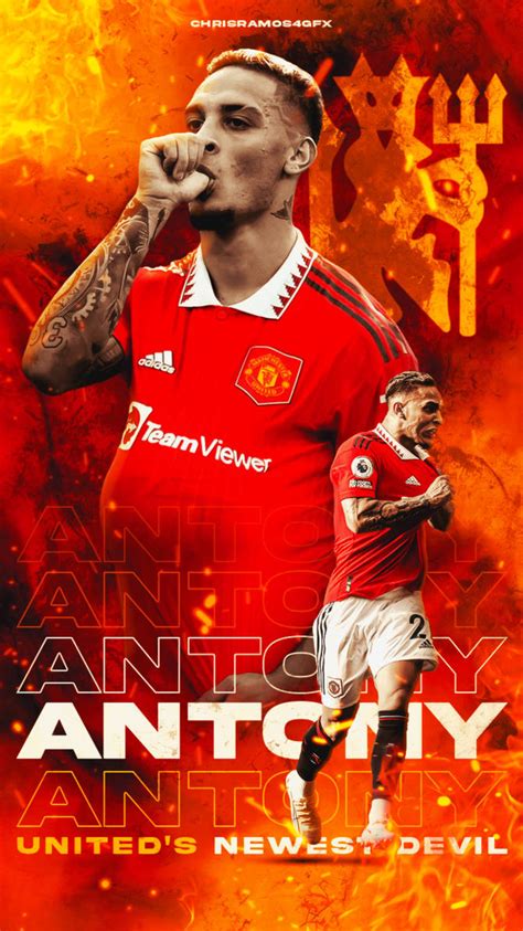 Antony Santos Man Utd Wallpaper By Chrisramos4gfx On Deviantart