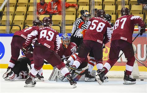 IIHF - Gallery: Canada vs. Latvia