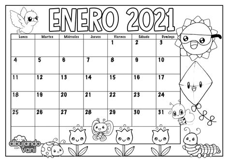 Calendario 2021 Para Imprimir Por Meses