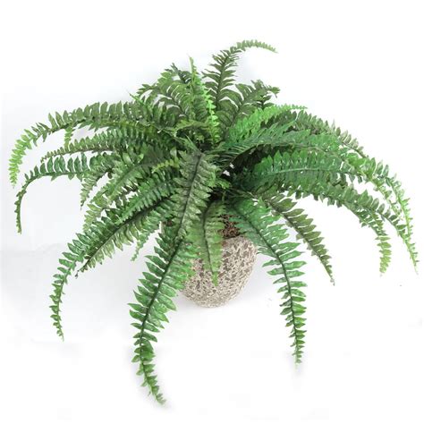 Larksilk Boston Fern Artificial Plants Uv Resistant Indoor Or Outdoor Plant Fits In Hanging