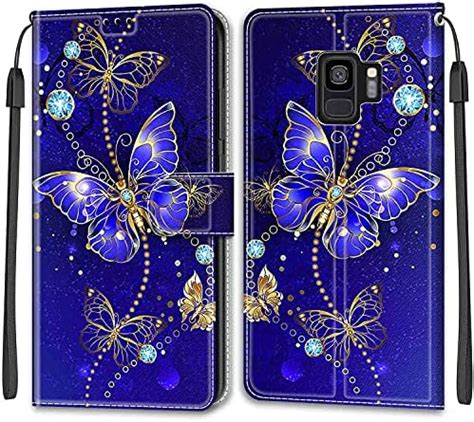 Sienianline Etui Pour Samsung Galaxy S Premium En Cuir Pu Coque De