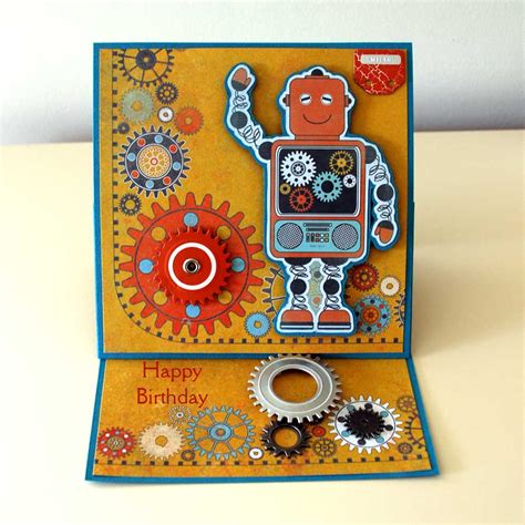 Robot Birthday Card