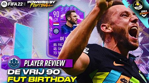 De Vrij Fut Birthday Player Review Fifa Player Review Youtube