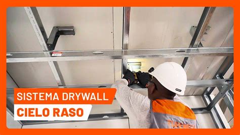 RetadoresDeAcero 5 Cielo Raso En Drywall Con TUPEMESA YouTube