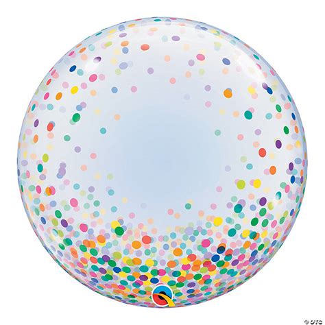 Deco Colorful Confetti Bubble Mylar Balloon | Oriental Trading