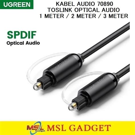 Jual Ugreen Kabel Toslink Optical Audio Spdif Digital Optik Audio