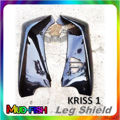 MODENAS KRISS 1 KRISS 2 KRISS 100 LEG SHIELD KEPAK HITAM TINTED