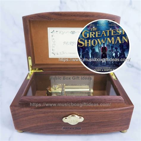 Wooden 30 Note The Greatest Showman Cast A Million Dreams Music Box