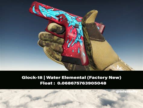 Glock 18 Water Elemental Fn Csgo Skins Knives Video Gaming Gaming Accessories In Game