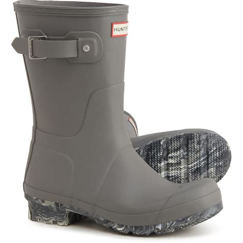 HUNTER Original Short Rain Boots (For Men) - Save 36%