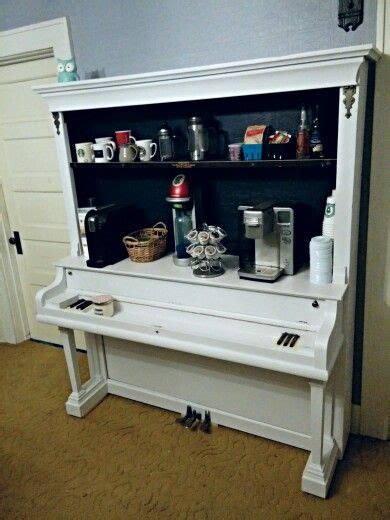 Repurposed Piano Coffee Bar