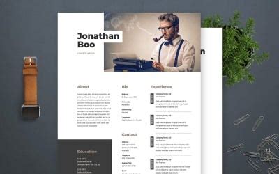 James Boo Ui Ux Designer Resume Template Templatemonster