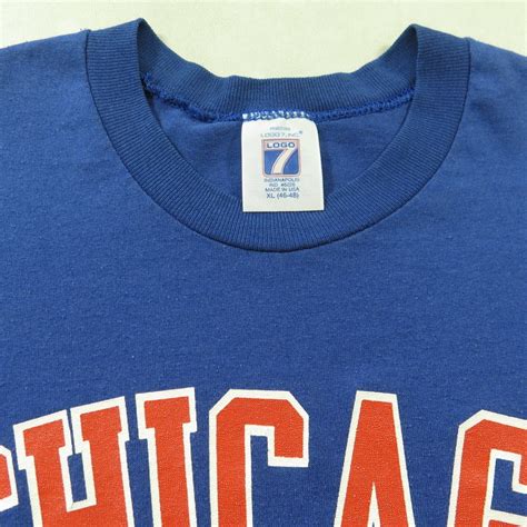 Vintage 80s Chicago Cubs T Shirt Xl Mlb Baseball 5050 Soft Thin Logo 7