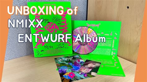 UNBOXING Of NMIXX S Second Single Album ENTWURF YouTube