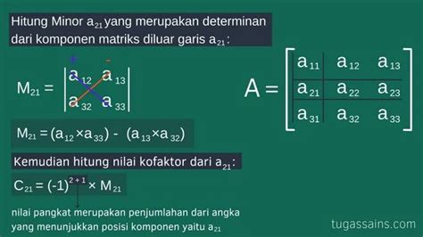 Cara Menghitung Determinan Matriks 3x3