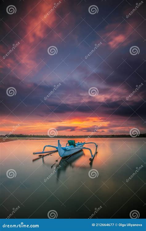 Paysage Bateau De P Che Bateau Traditionnel Balinais Jukung Bateau