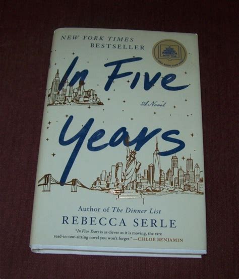 In Five Years A Novel By Rebecca Serle Hardcover 2020 First Edition