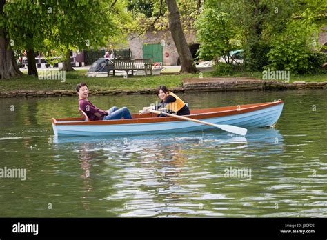 Lady Rowing Pleasure Rowing Boat Hi Res Stock Photography And Images