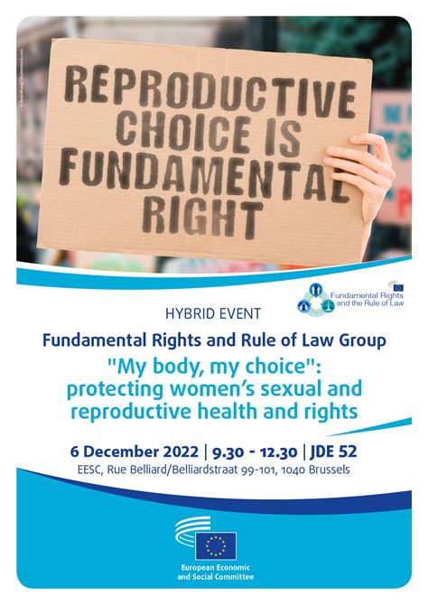 My Body My Choice Protecting Womens Sexual And Reproductive Health