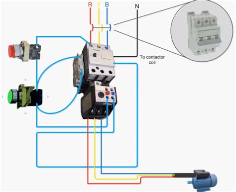 Dol Starter Circuit Diagram Explanation