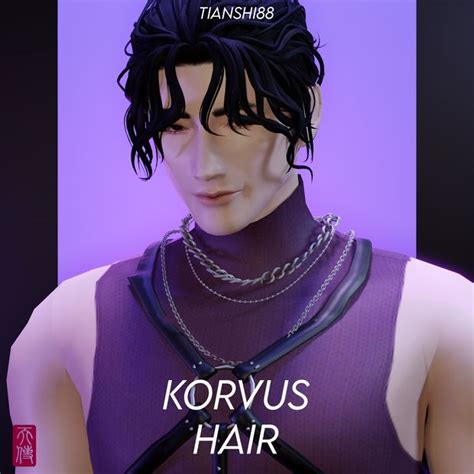 Korvus Hair Tianshi Sims Hair Sims Mods Mod Hair