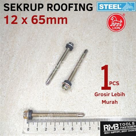 Jual Baut Sekrup Skrup Roofing Halus X Cm Sds Ruping Lion