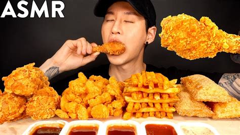 ASMR MOST POPULAR FOOD At POPEYES Fried Chicken Popcorn Shrimp Cajun