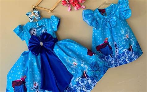 Kit 2 Vestidos Frozen Elo7 Produtos Especiais