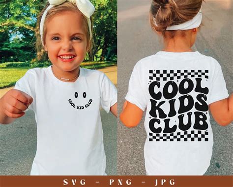 Cool Kids Club Svg Png Cool Kids Svg Png Toddlerhood Svg Etsy