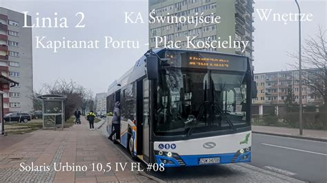 WNĘTRZE Linia 2 Świnoujście Kapitanat Portu Plac Kościelny Solaris