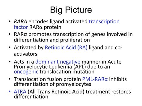 Retinoic Acid Receptor Alpha PPT