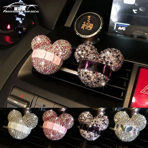 Car styling Bling Car Air Freshener Crystal Car Perfumes 100 Original ...