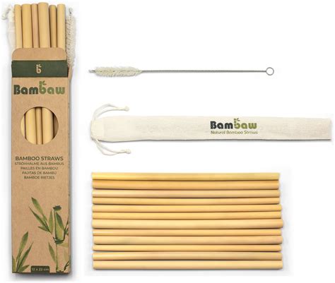 Bambaw Bamboo Straws Box Ecco Verde Online Shop