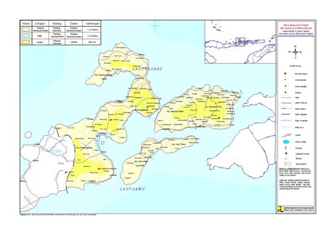 Peta Kota Peta Kabupaten Flores Timur