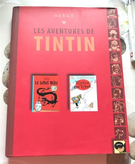 LIVRE LES AVENTURES De Tintin Le Lotus Bleu de Chez Hergé EUR 4 00