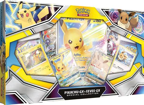 Pok Mon Tcg Pikachu Gx Eevee Gx Special Collection Foil Promo