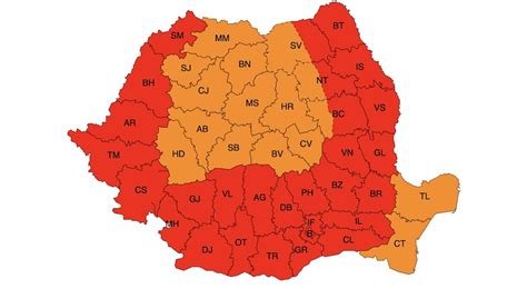 Cod roșu de caniculă sâmbătă și duminică în aproape toată țara